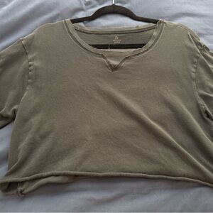 Black faded Women's Top